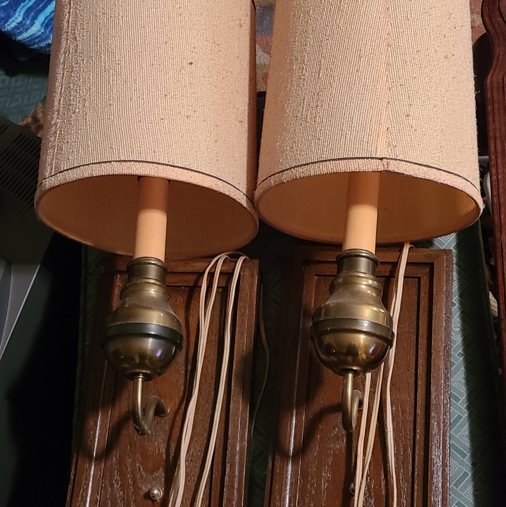 Vintage wall sconces